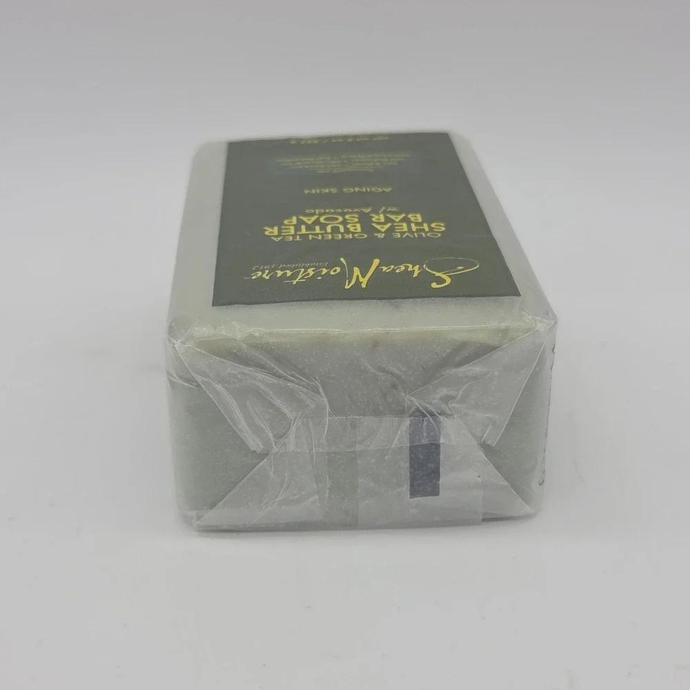 Shea Moisture Olive & Green Tea Shea Butter w Avocado Soap Bar Aging Skin 8oz